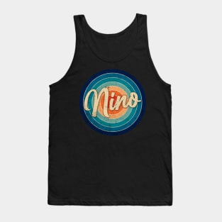 Personalized Name Nino Classic Style Birthday Anime Tank Top